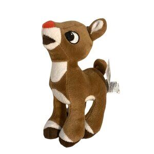 Rudolph Red Nosed Reindeer Plush Stuffed Animal Toy 7 in Rashti & Rashti